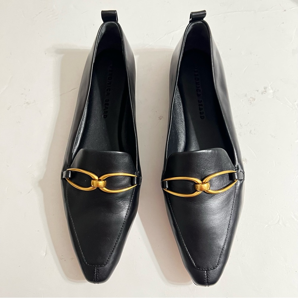 VERONICA BEARD Champlain Black Chain Flat - image 5